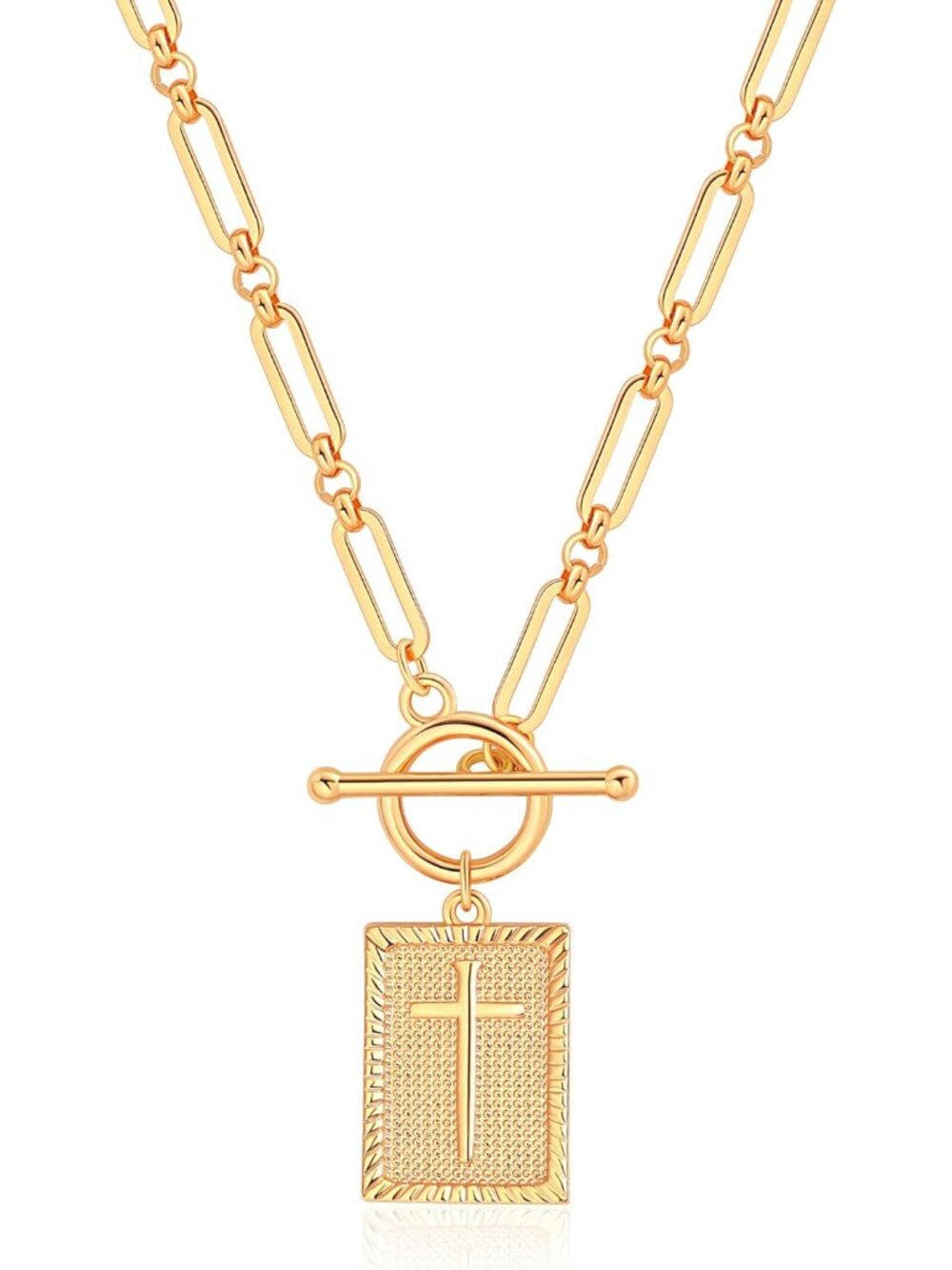 18K Gold Plated Moon Star Lion Evil Eye Love Heart Cross Pendant Necklace Medall